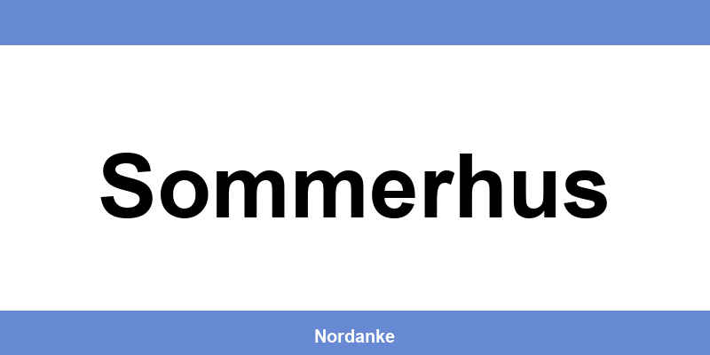 Danske Bank Sommerhus – åbningstider